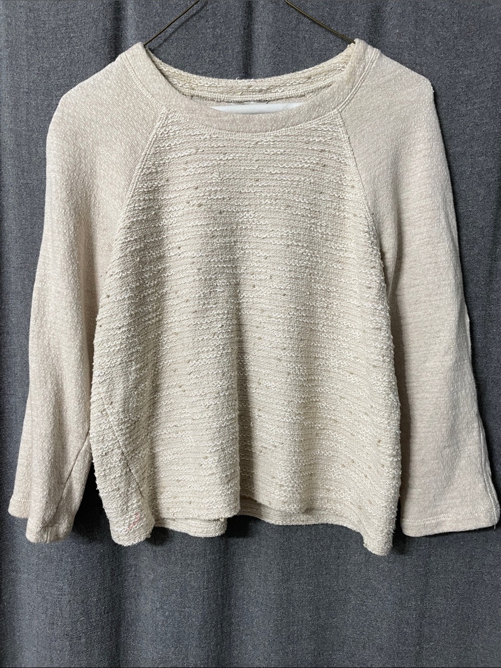 Fossil Cozy Cream Textured Women's Sweater